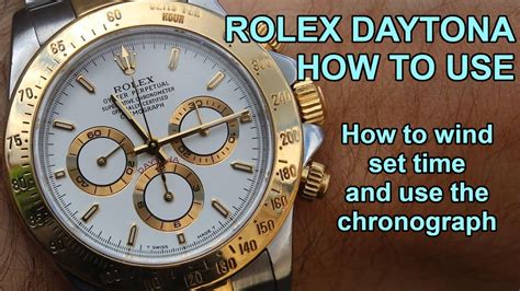 rolex daytona configure|rolex watch setting instructions.